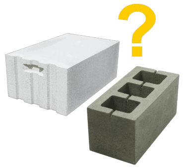 З чого будувати: шлакоблок чи газоблок?